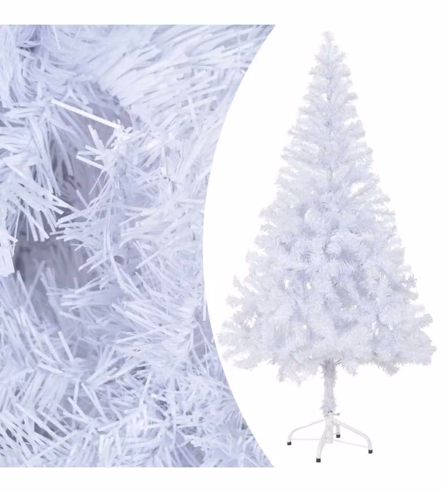 Set Albero Natale Artificiale con LED e Palline 120 cm 230 Rami