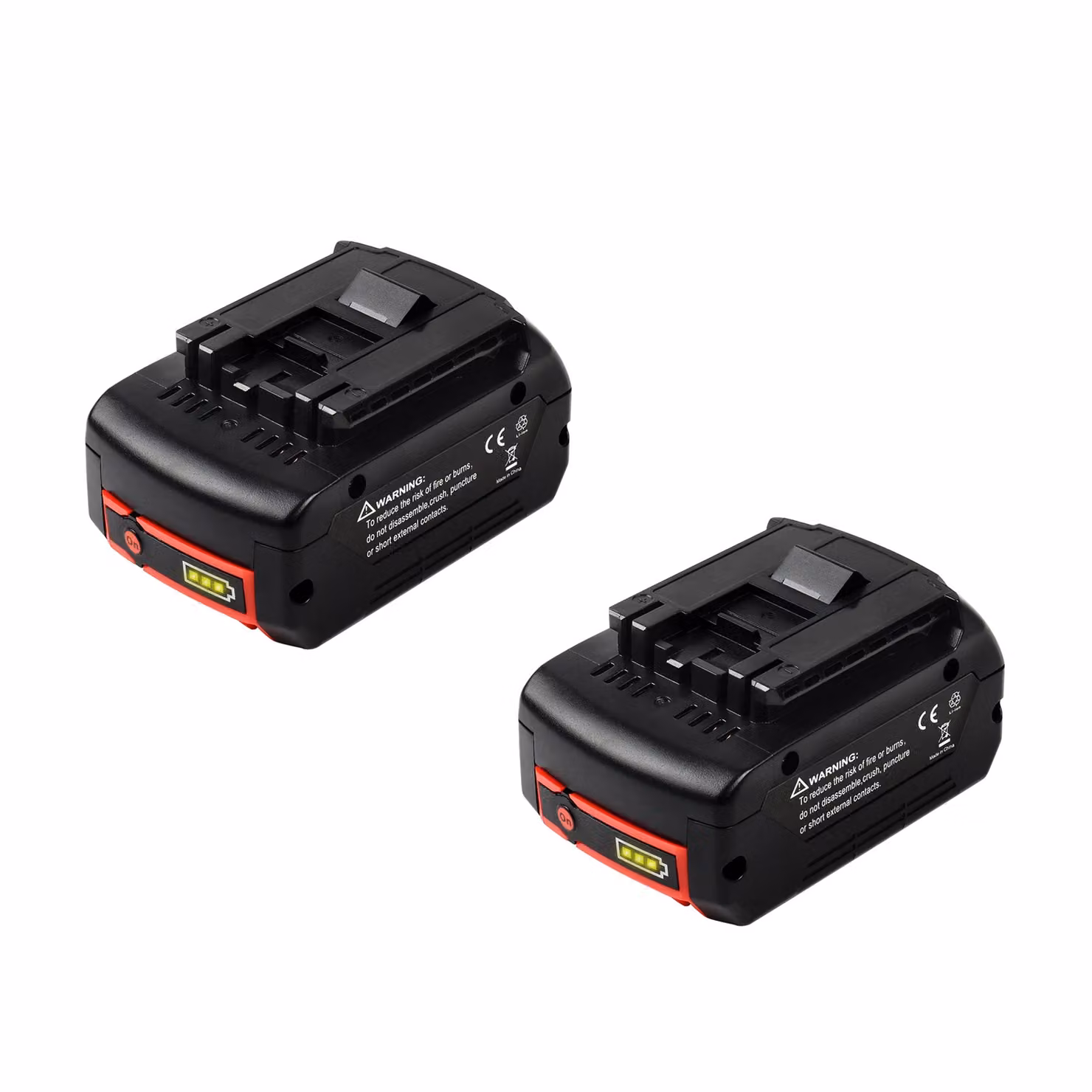 Batteria di ricambio Bosch da 18V, capacità 6,0Ah, display LED, 2PACK 6000mAh