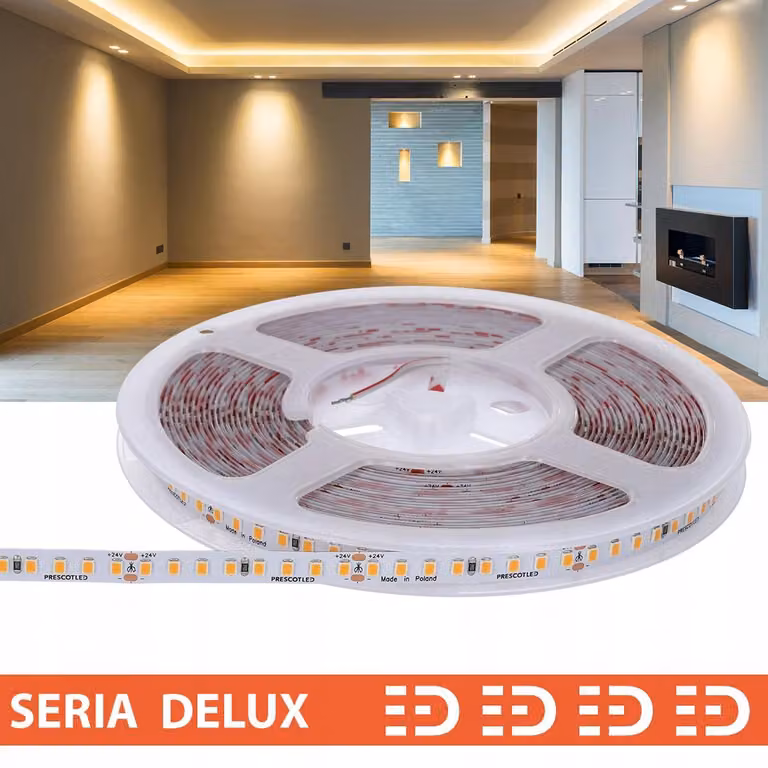 Striscia LED Prescot, 24V, luce calda, 10 metri, alta resa cromatica