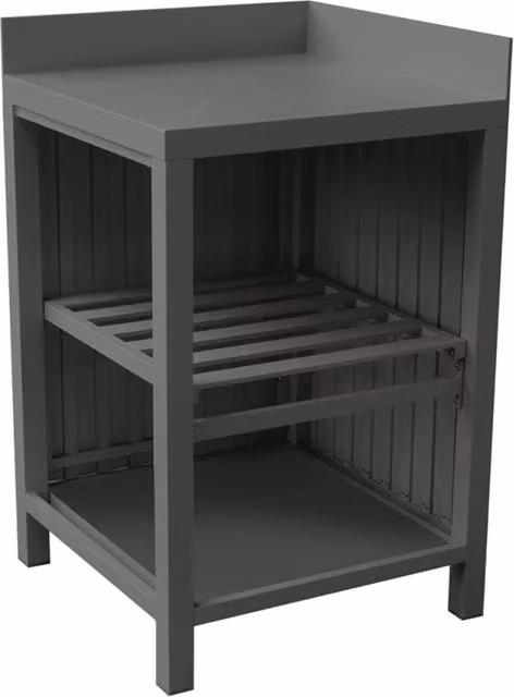 Cheonda - Modulo cucina lavabo angolare Greenwood antracite 60x60