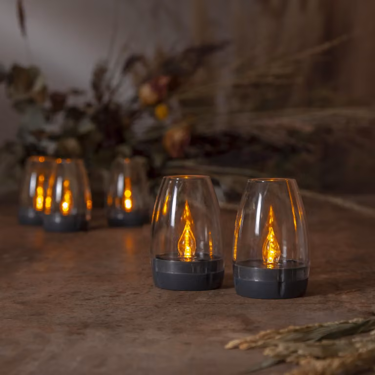 Set di 2 lanterne solari da giardino a led Tropea