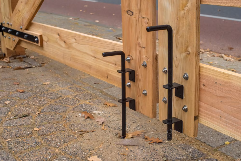 Cursore a pavimento nero 40 cm - Al pezzo