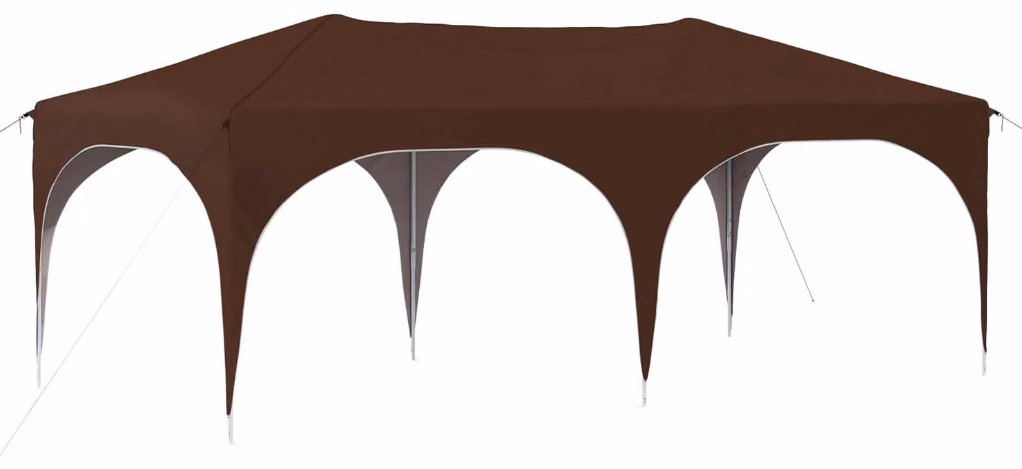 Tenda per feste a pop-up 575 x 288 x 245 cm Marrone