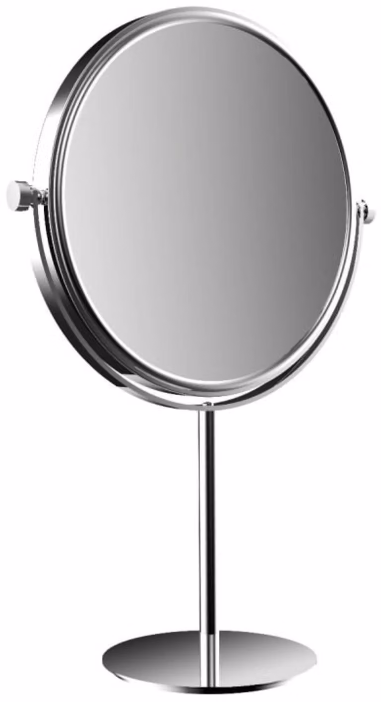 emco puree miroir sur pied,diamètre 229 mm, chrome, 109400118, 109400118