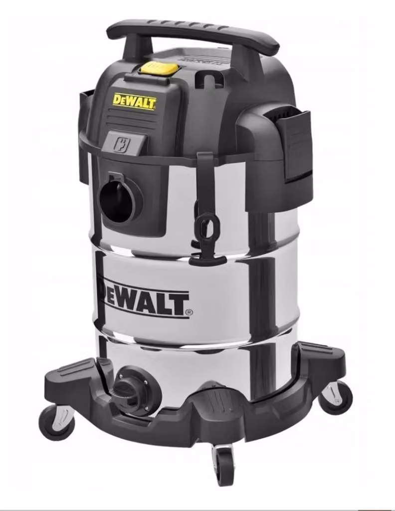 Aspiratore solidi e liquidi DeWalt DXV30SAPTA giallo in acciaio inossidabile – 2