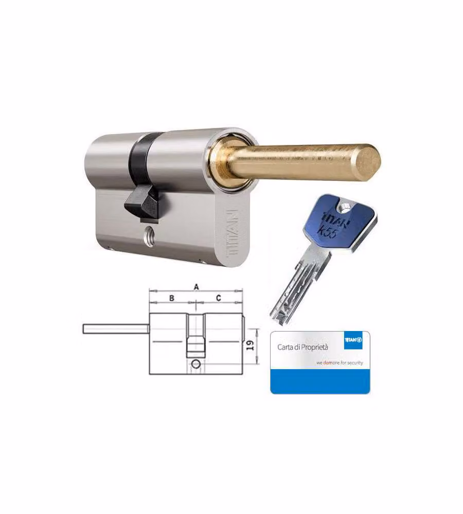 Cilindro Infilare  90-60-30 Titan T200-Pr6030 Dom