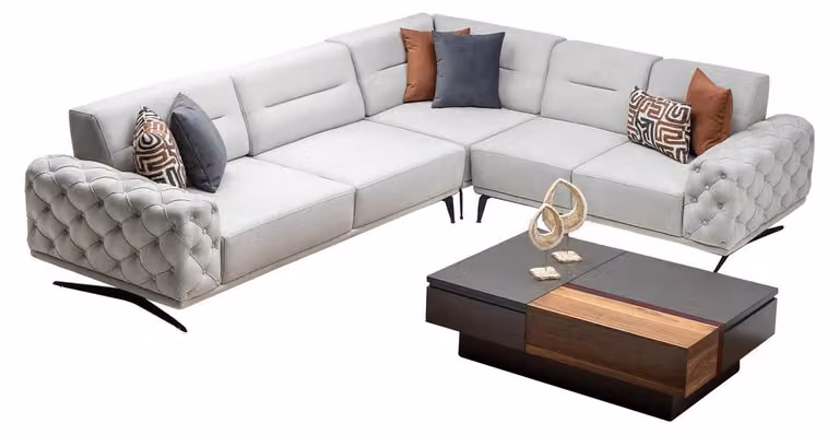 Eckcouch Couch Sofa Polsterlandschaft Ecksofa Lounge Eckgarnitur Wohnraumsofa