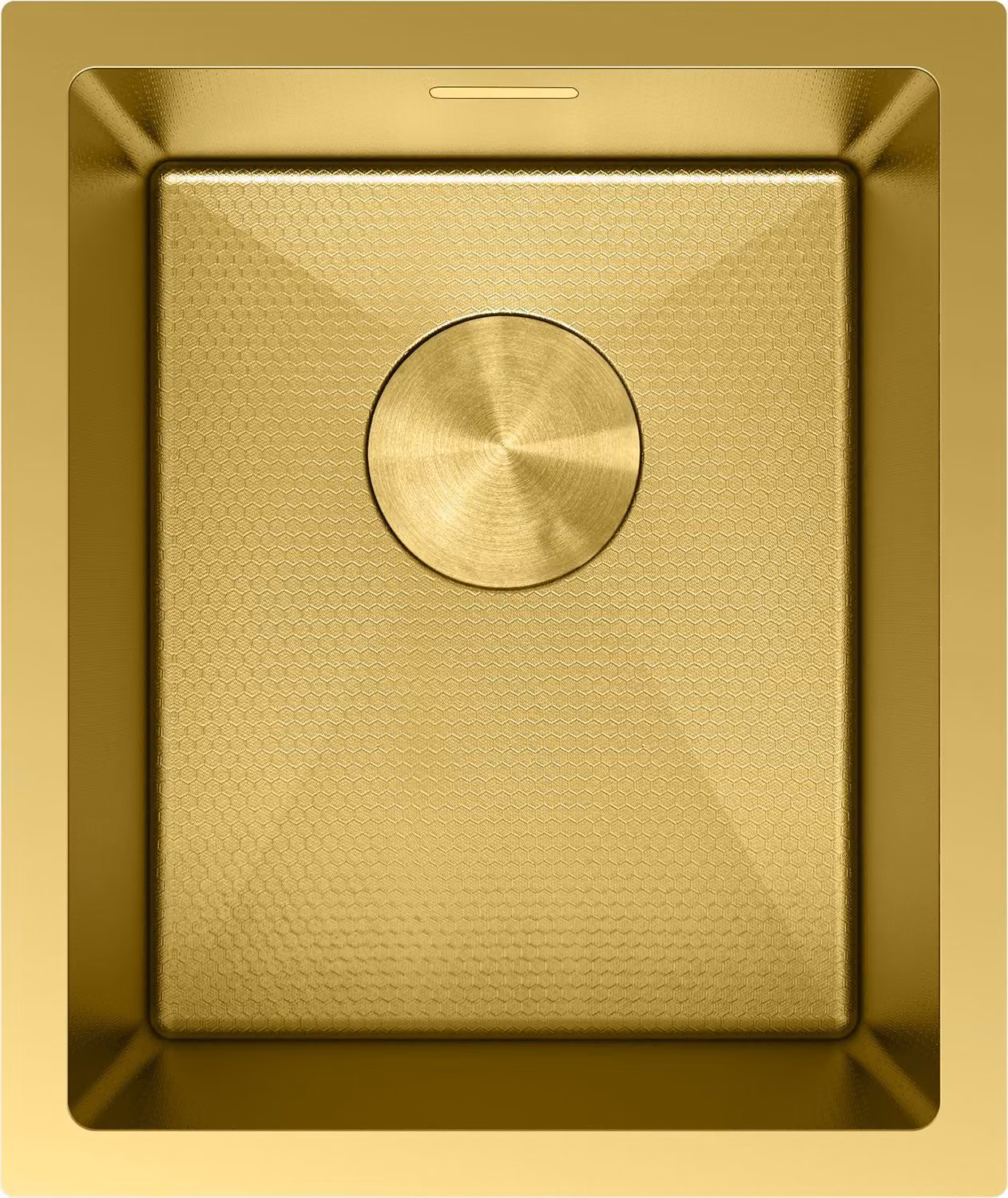 Mexen Trixo lavello in acciaio 1-vasca 370 x 440 mm, oro HC - 6412371000-55HC