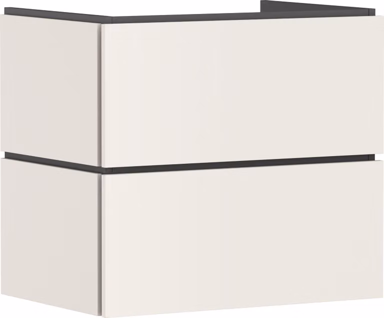 hansgrohe Xilesa E meuble sous-lavabo pour lavabos, 2 tiroirs, 680x470x620mm, 54258780, 54258780