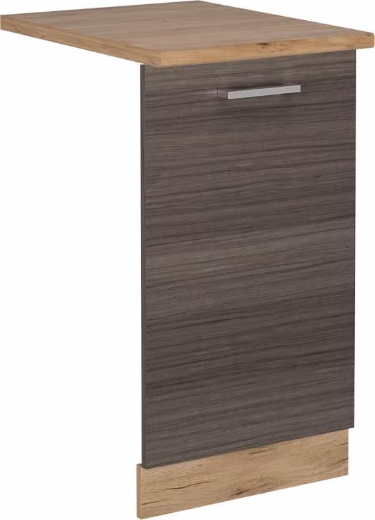 Pannello frontale della lavastoviglie Vicco R-Line Grigio nobile 45 cm , PL Rovere, Model 55053