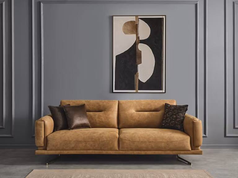 Wohnzimmer Sofa 3 Sitzer Polster Dreisitzer Couch Italienische Möbel