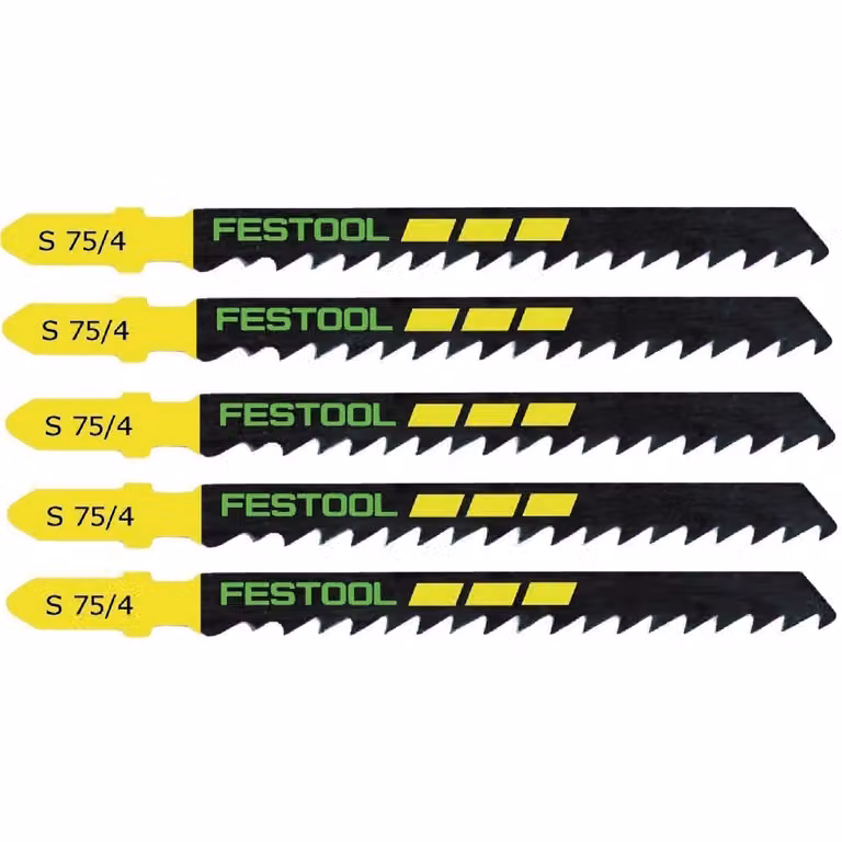 Lama per seghetto alternativo Festool S 75/4 5 pezzi n. 486546 per seghetto alternativo a pendolo