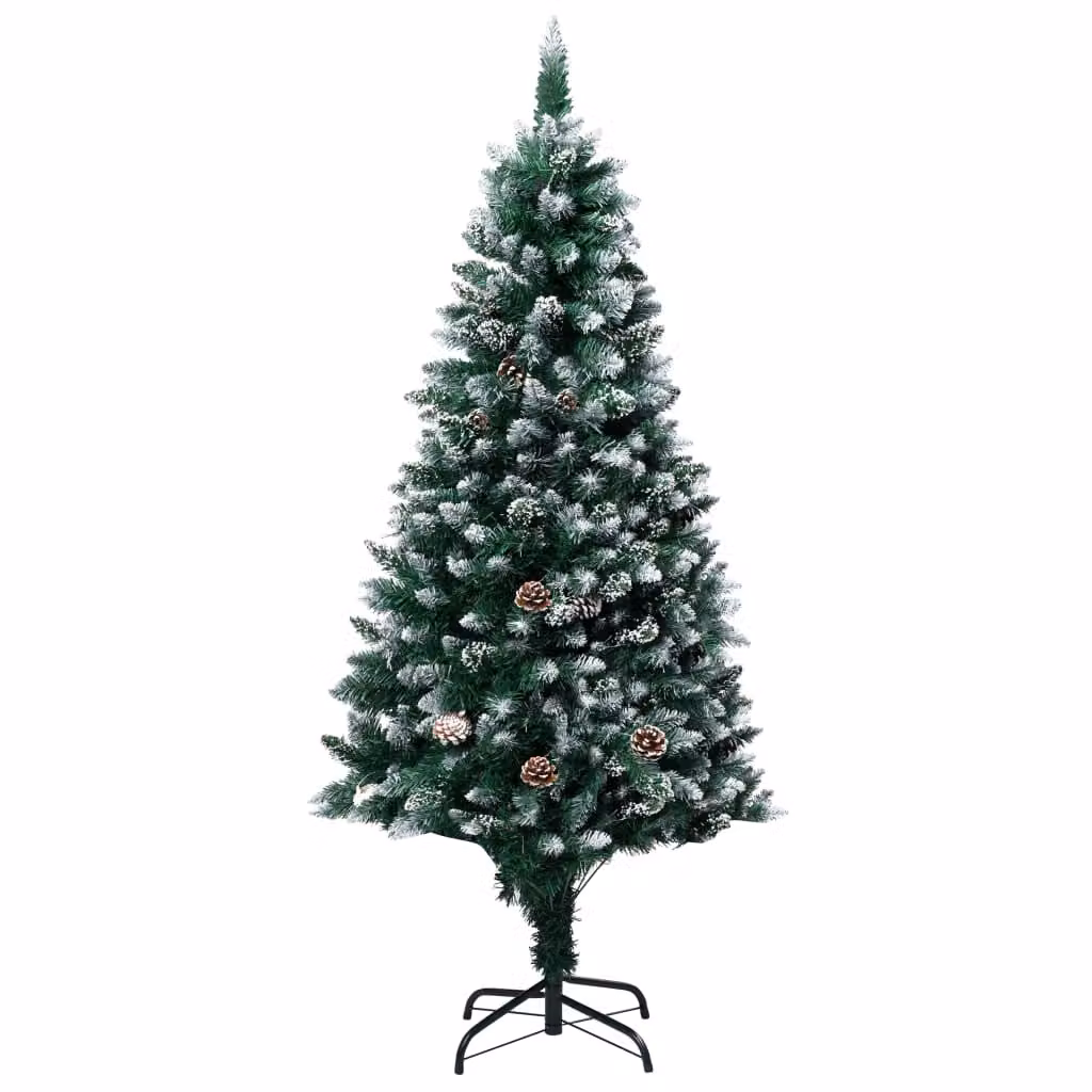 Maison Exclusive - Albero di Natale artificiale con pigne e neve, 150 cm