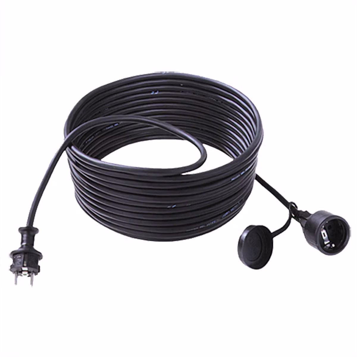 BACHMANN Prolunga 3G2,5mm², H07RN-F contatto di terra in gomma/neoprene, nero, 25 m