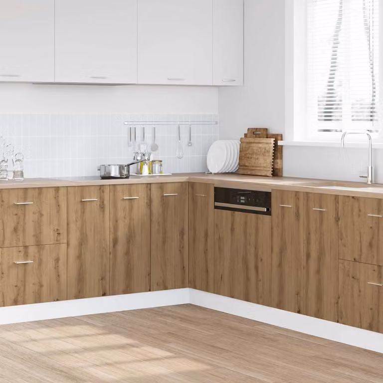 Armadietto da cucina moderno vidaXL Lyon in legno marrone L: 75,5 cm, P: 75,5 cm, H: 81,5 cm