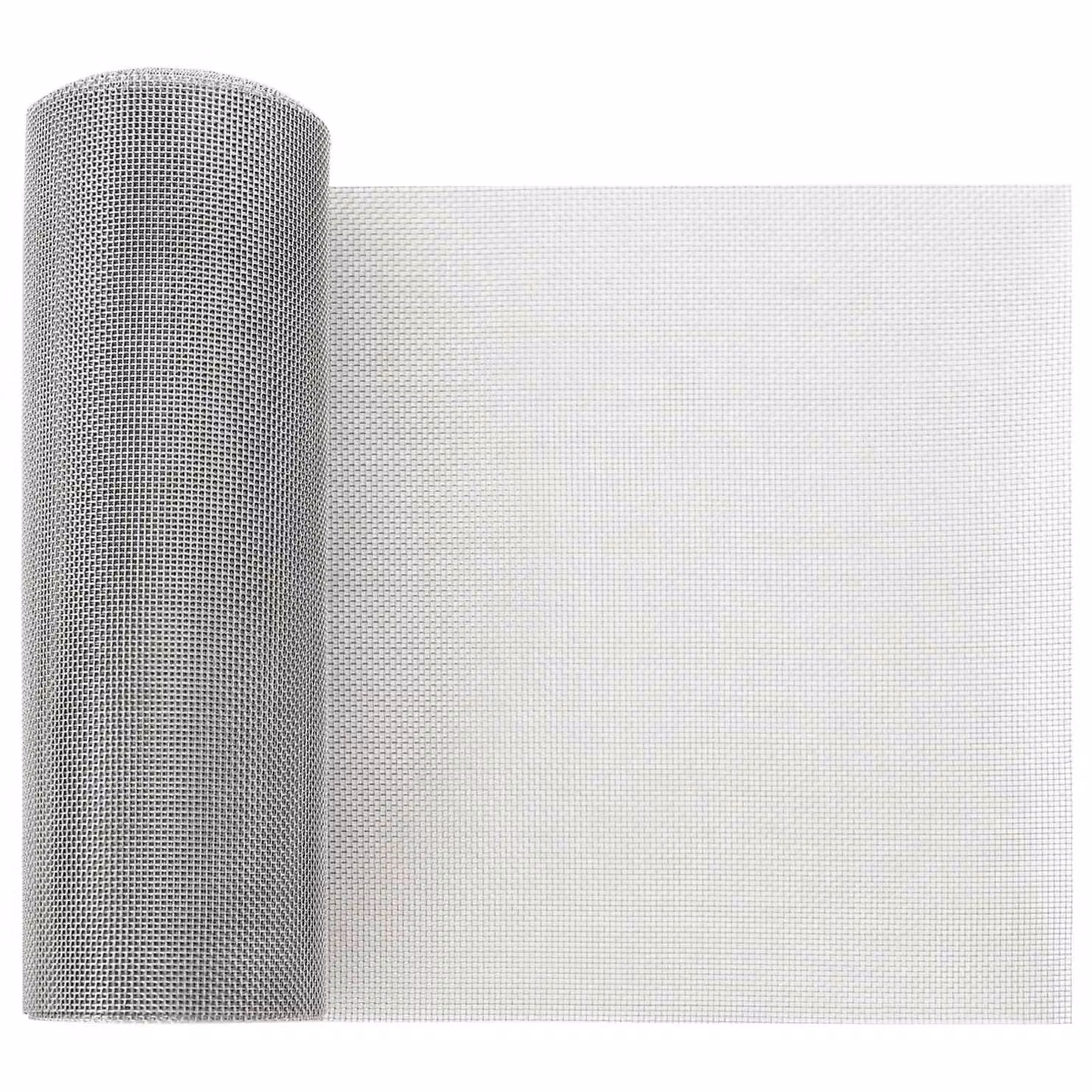 Rete per schermatura vidaXL in acciaio inossidabile argento, 20 x 1000 cm, 20 Mesh