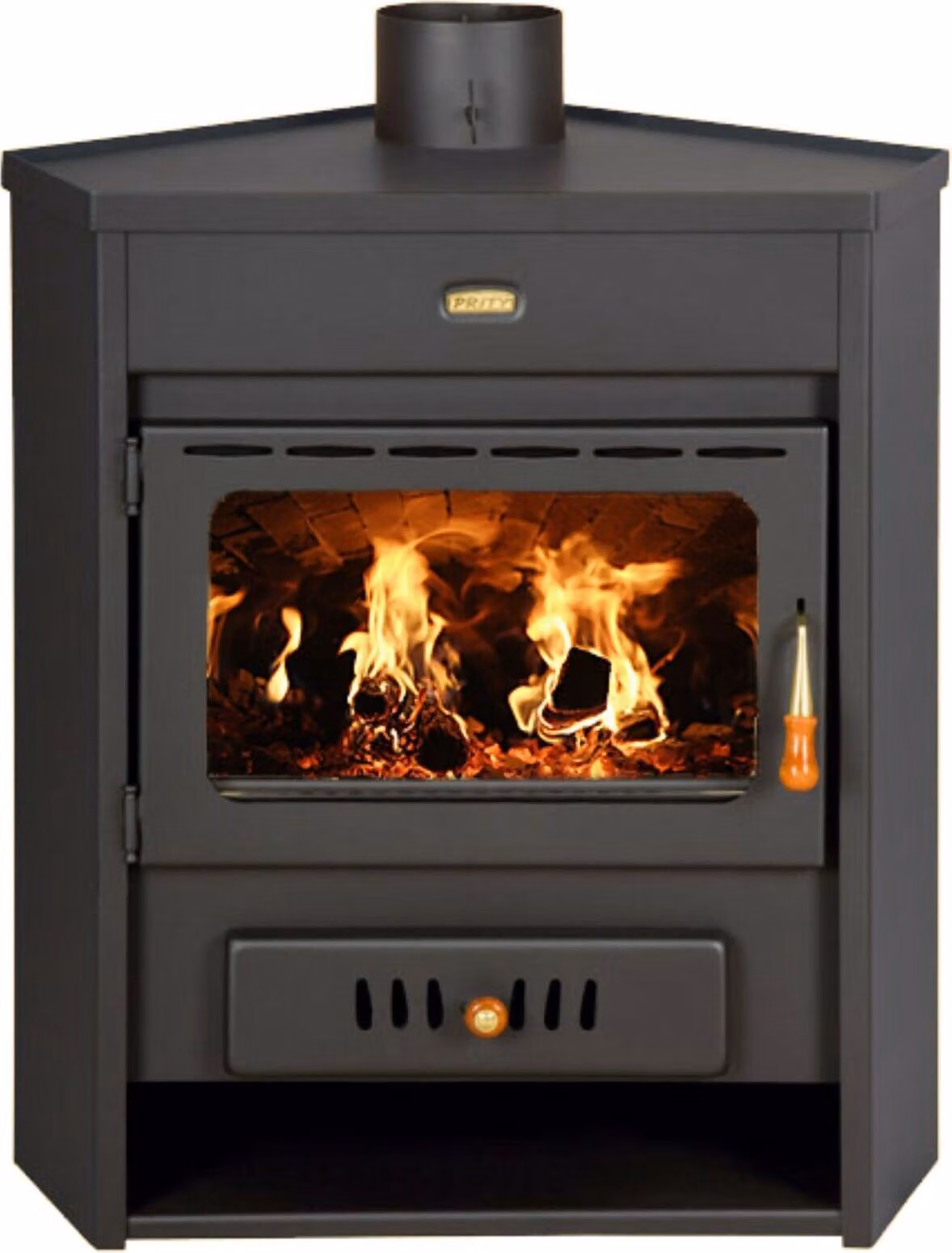 EEK A - Stufa a legna Cucina a legna ad acqua Caldaia per acqua calda Prity AM W12 12+4 kw.