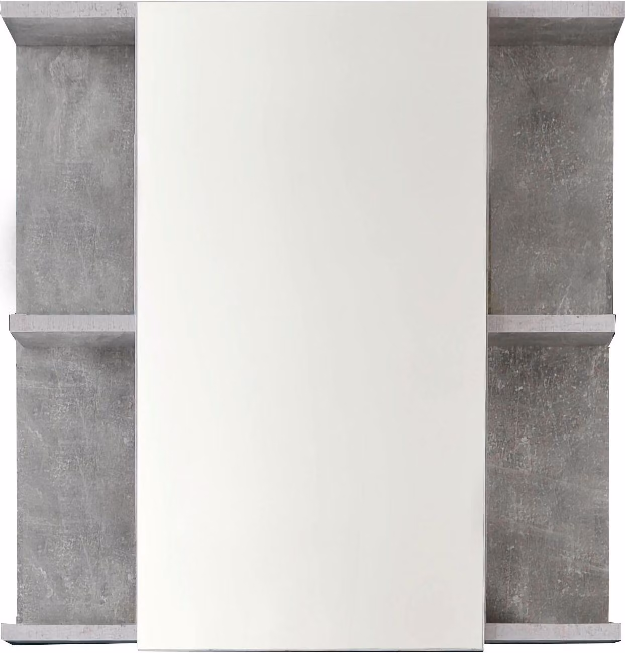 armadio a specchio per bagno trendteam Nano concrete stone melamina 60 x 62 x 20 cm
