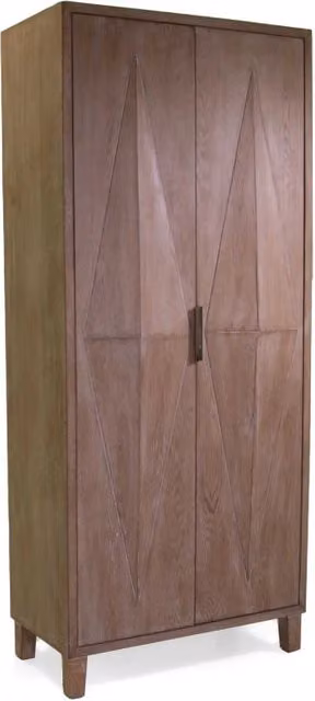 Mobile armadio legno Hakini 2 ante cm 80,5x40h185