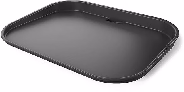 Piastra per barbecue Ninja Woodfire liscia, nera, in ceramica