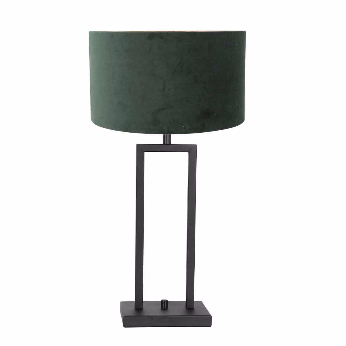 Lampada da tavolo - nero - Stang - metallo tessile - Ø 30cm - E27 - 8212ZW - Steinhauer