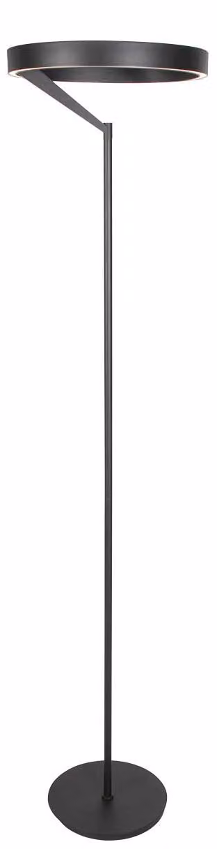 Lampada da terra - nero - Mykty - plastica metallo - Ø 40cm - LED - 4201ZW - Steinhauer Exclusive