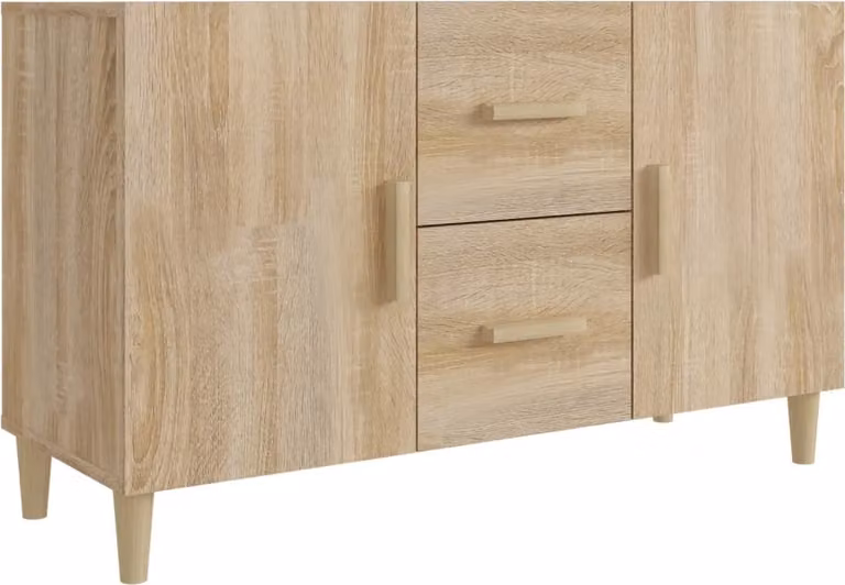 Credenza Rovere Sonoma 100x36x60 cm in Legno Multistrato