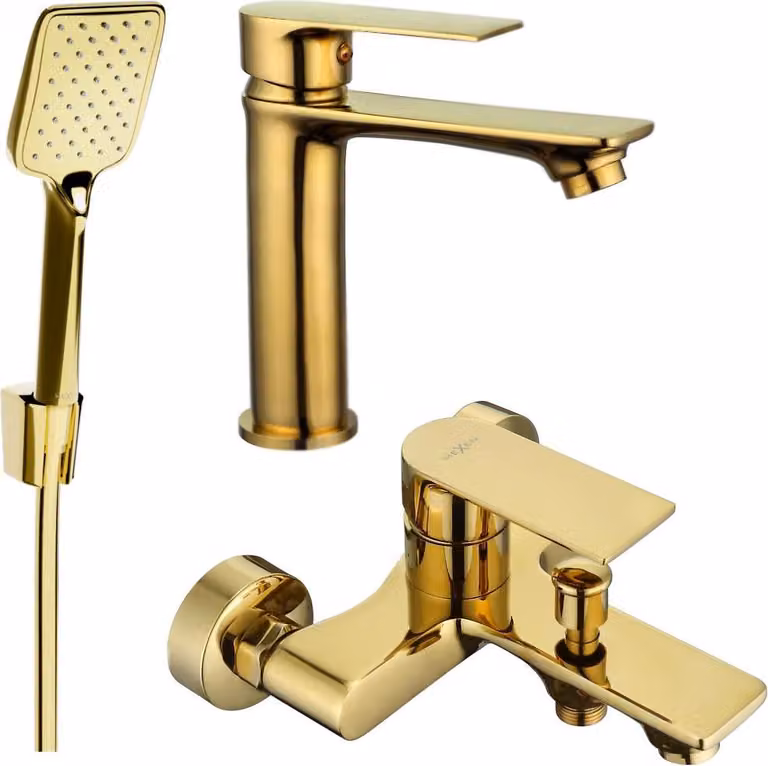 Mexen Royo R62 set da vasca, dorato - 72203R62-50