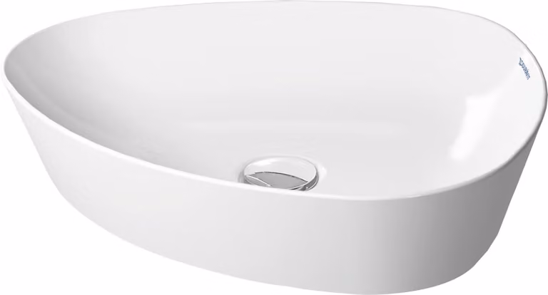 Duravit Cape Cod évier 500 mm, sans trou de coulée, sans trop-plein, 23395000001, 23395000001