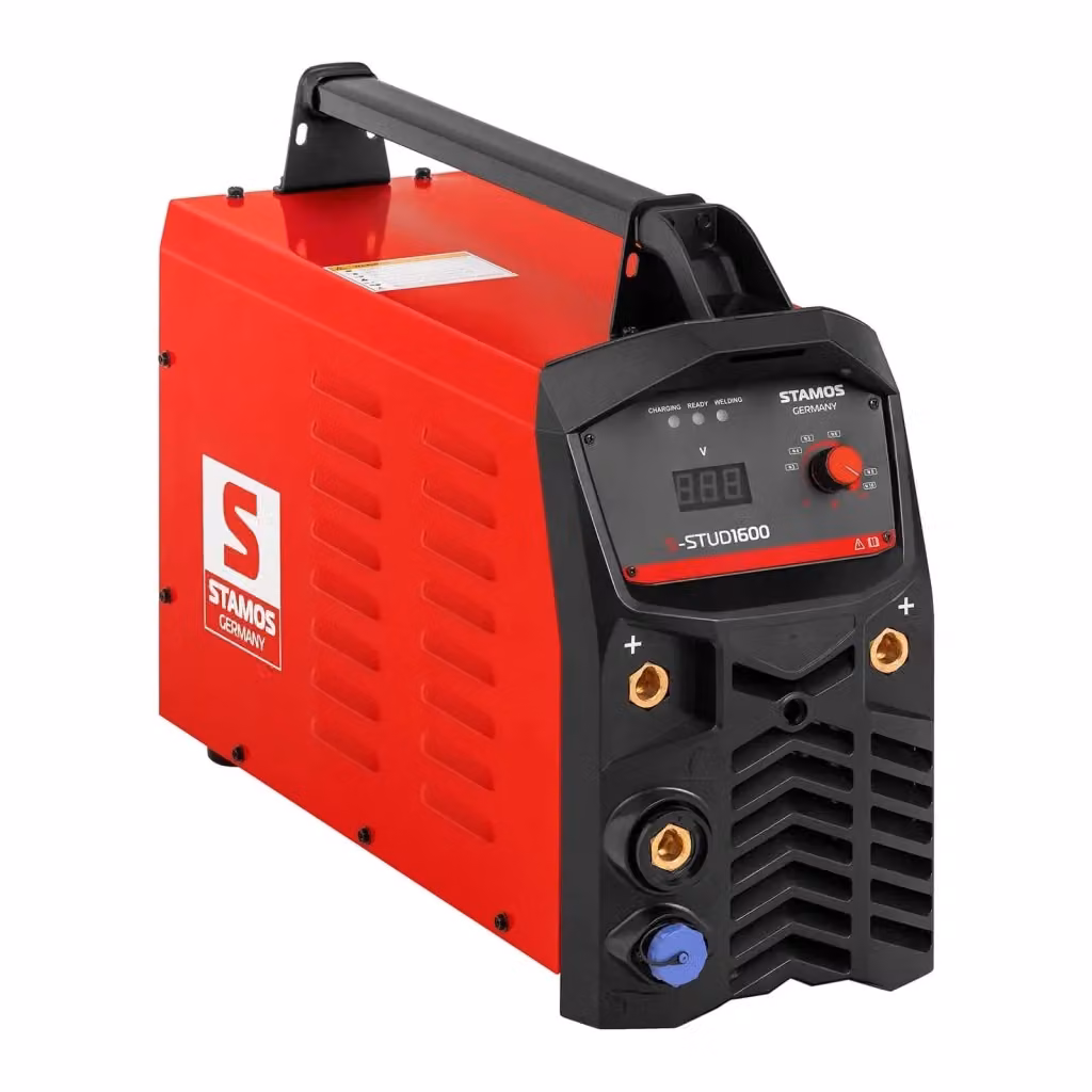 Stazione di raddrizzatura e saldatura perni rossa da 1600 J 72000 µF – 2