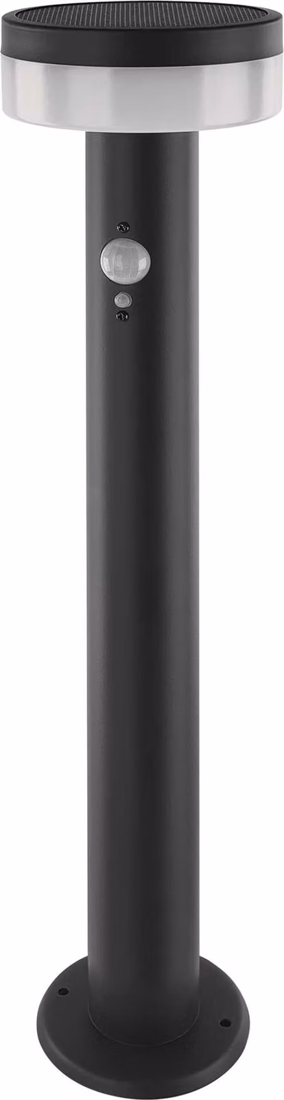 EMOS Lampada da terra LED solare TERION con rilevatore di movimento per giardino, impermeabile, 200 lm, bianco caldo, acciaio inox per montaggio a terra, ZGJ0B4S