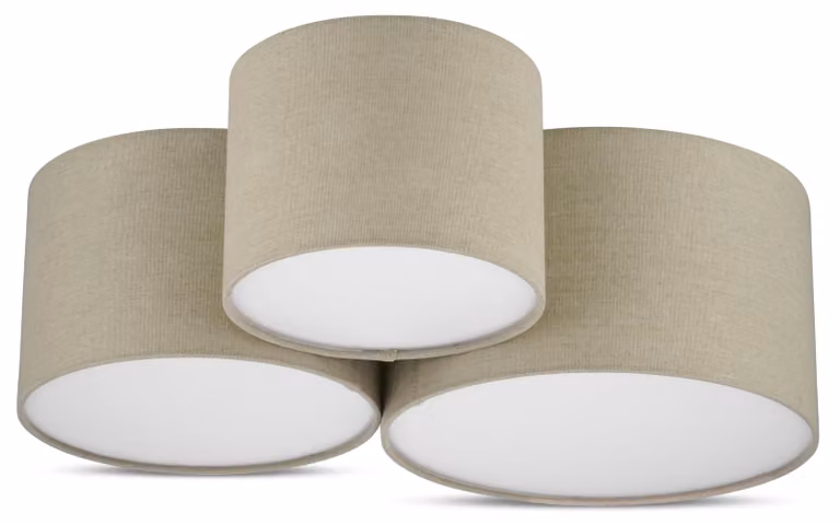 Lampada a soffitto REV, 3 luci, 50 cm, ideale per soggiorno e camera da letto
