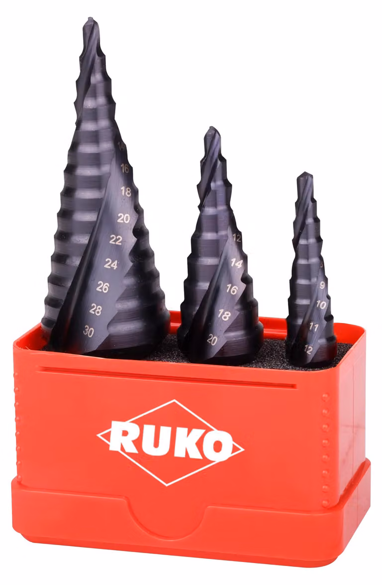 Punte a gradini RUKO HSS-TiAlN 6 pezzi - A101032F