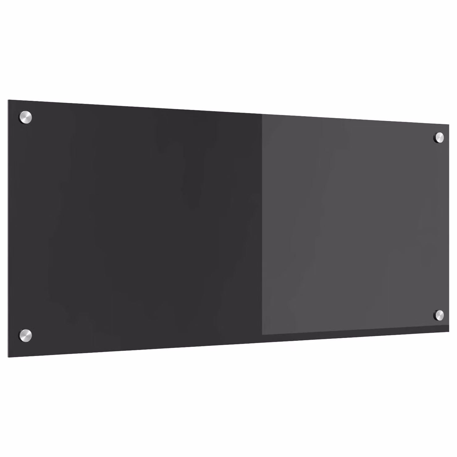 Schienale da cucina vidaXL in vetro temperato Grigio antracite L: 40 cm, H: 90 cm