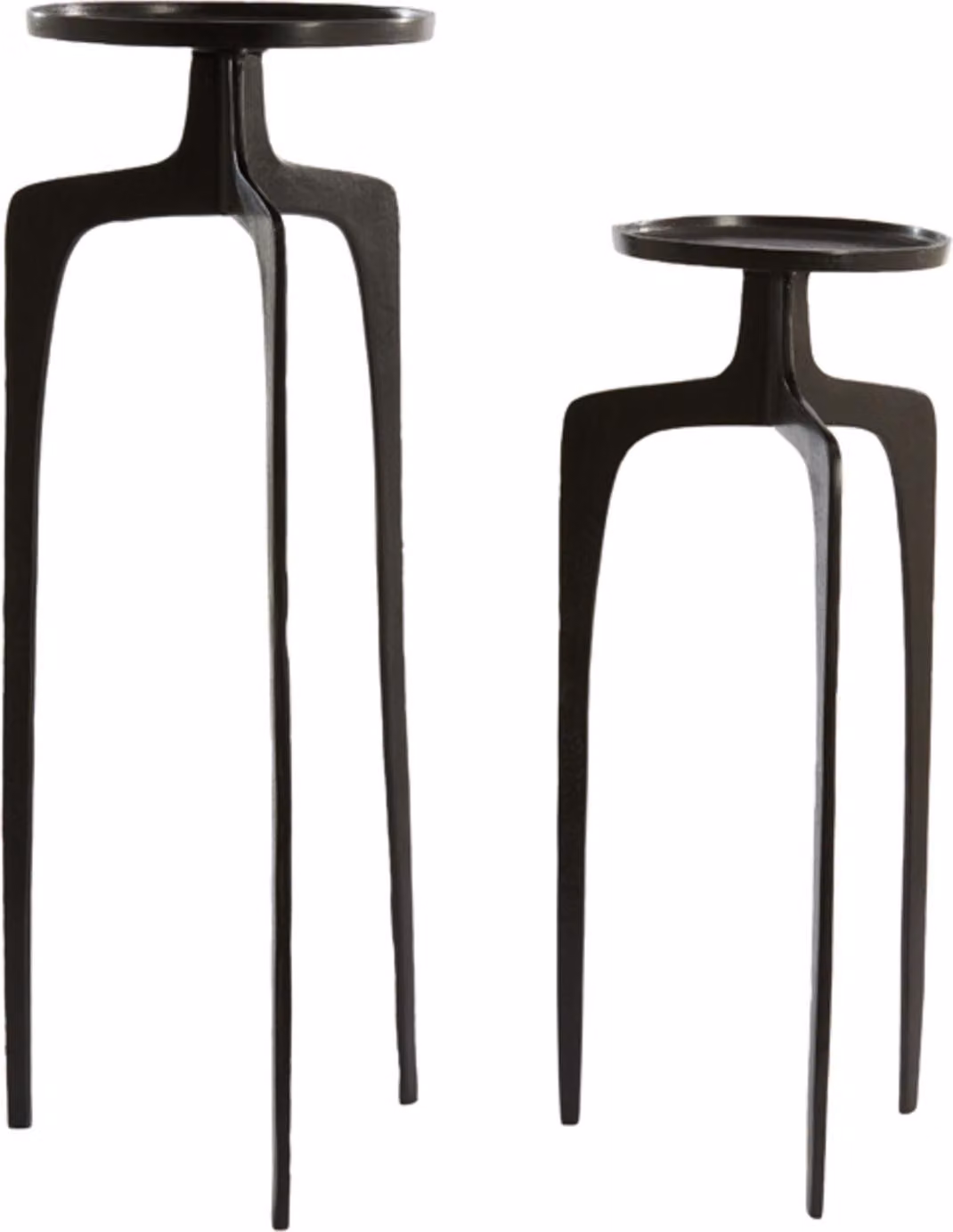 Set di 2 colonne Light & Living Pano bronzo scuro - Ø30x80 + Ø35x100 cm