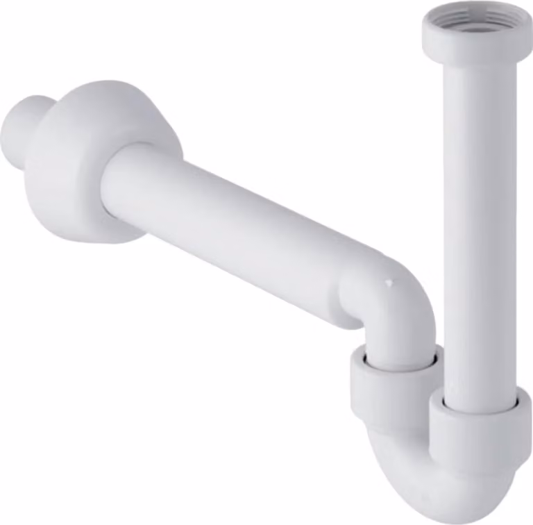 Sifone tubolare Geberit per lavabo e bidet in PP d 32, bianco 151113, 1 pz.