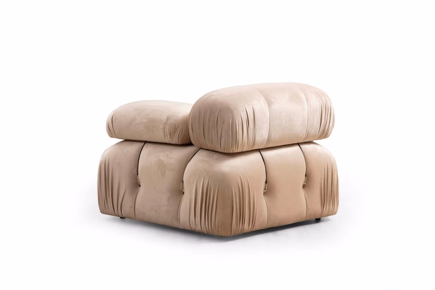 Hanah Home, Bubble- ARE1408, crema, divano letto, struttura: Legno di faggio / truciolato