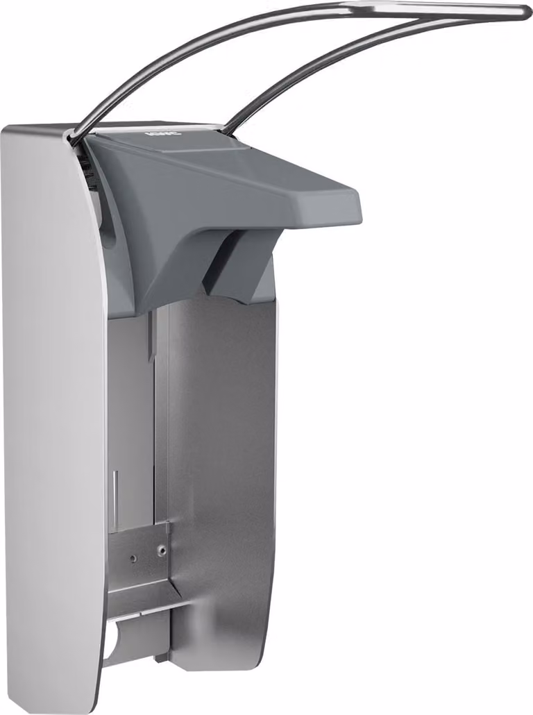 KWC AR dispenser, MEDCARE, acciaio inox, AP, 82x287x223 mm, f. 500ml, leva 223 mm