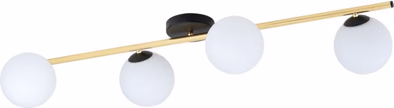 Lampada da soffitto Emibig 4xE14 10W SPLENDI con 4 paralumi bianchi 1248/4