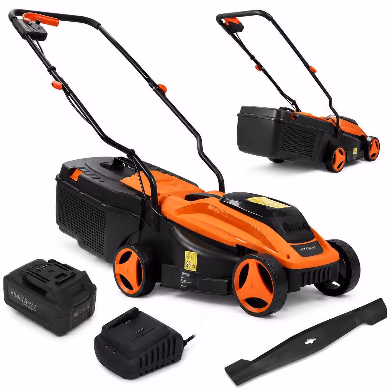 KRAFT&DELE | Batteria rasaerba, 20V, 6Ah, 30L