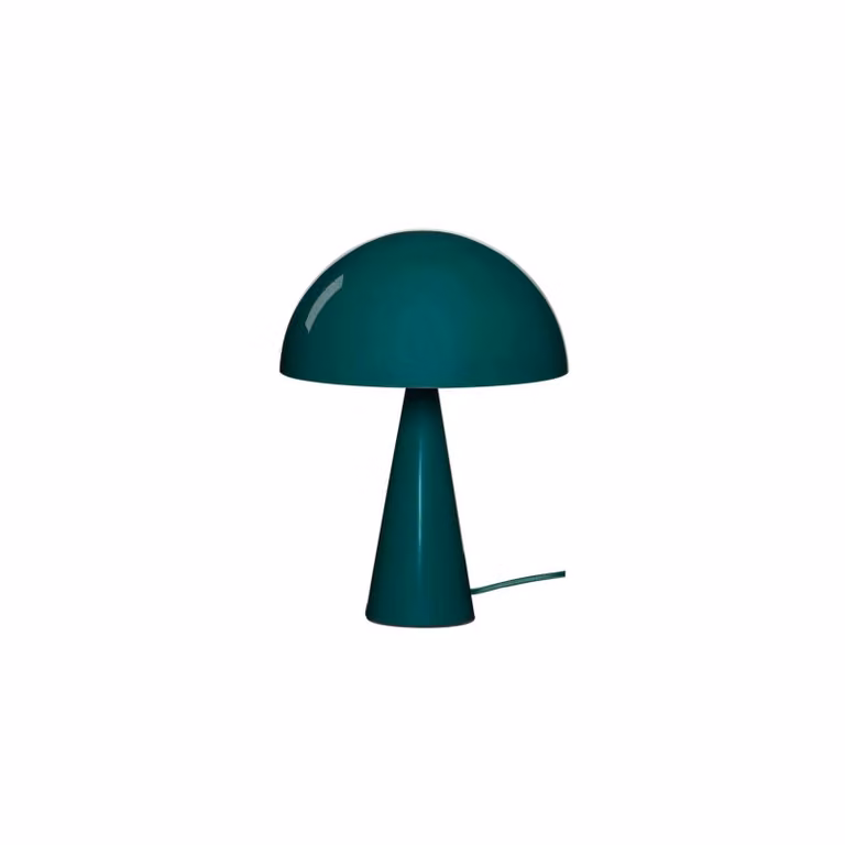 Hübsch Lampada da tavolo Mush Mini, Verde, Camera da letto, Metallo, Moderno, Lampada da tavolo