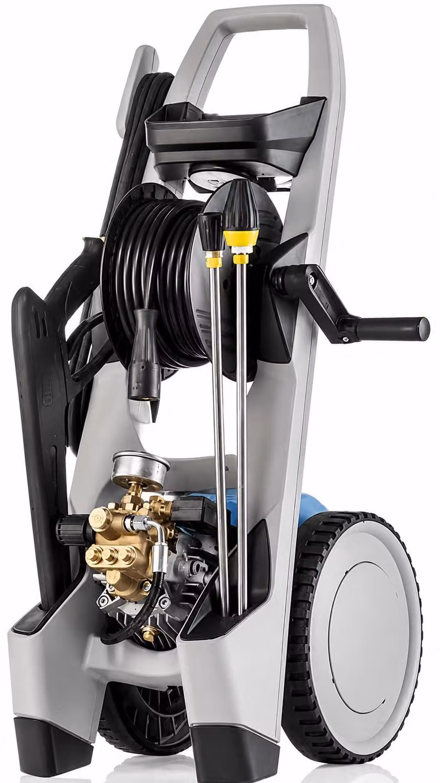 Idropulitrice elettrica - pressione di lavoro: 140 bar - portata: 10 litri al minuto - colore: argento