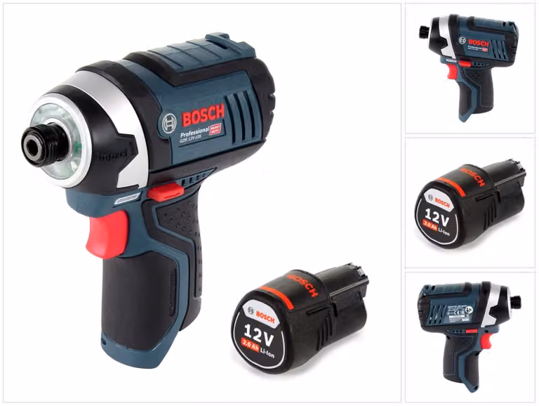 Bosch GDR 12V-105 avvitatore a impulsi a batteria 12V 105Nm + 1x batteria ricaricabile 2.0Ah - senza caricabatterie
