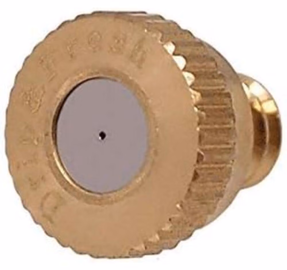 Ugelli in ottone, da 0,3 mm, per sistemi di nebulizzazione a bassa pressione