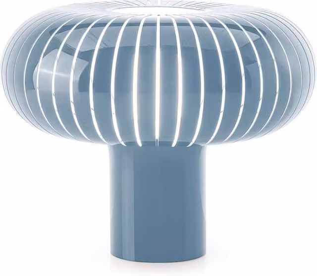Kartell Teresa Lampada da tavolo blu con LED dimmerabile