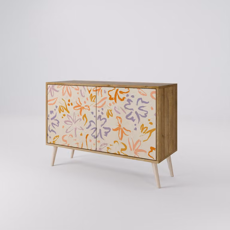 Cassettiera Spacerebels a 2 ante - credenza cassettiera - credenza alta - mobile guardaroba - soggiorno camera da letto - 57,5×111×42 (HxLxP)
