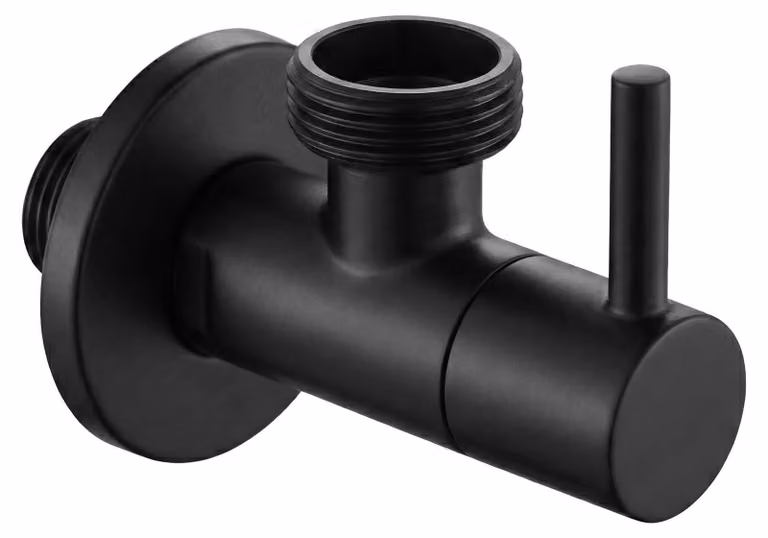 Valvola Ad Angolo Rea 1/2" X 3/4" Nero