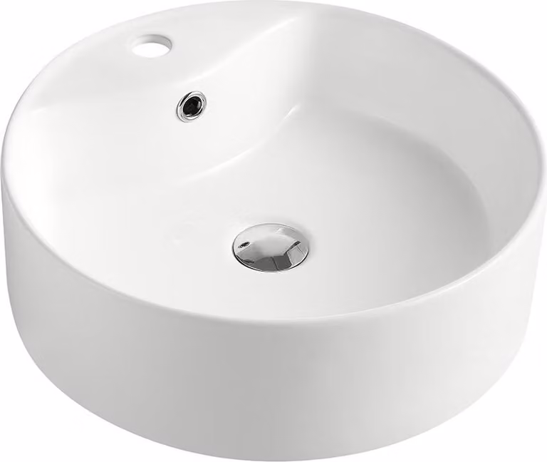 Beitz & Walz AqvaVetroceramica Aufsatzwaschtisch 460 mm  - weiß -