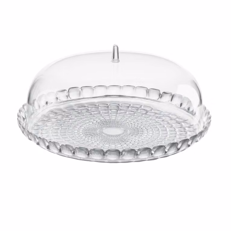 Set Tortiera Guzzini Linea Tiffany Trasparente Diametro: 36 cm, Altezza: 14 cm