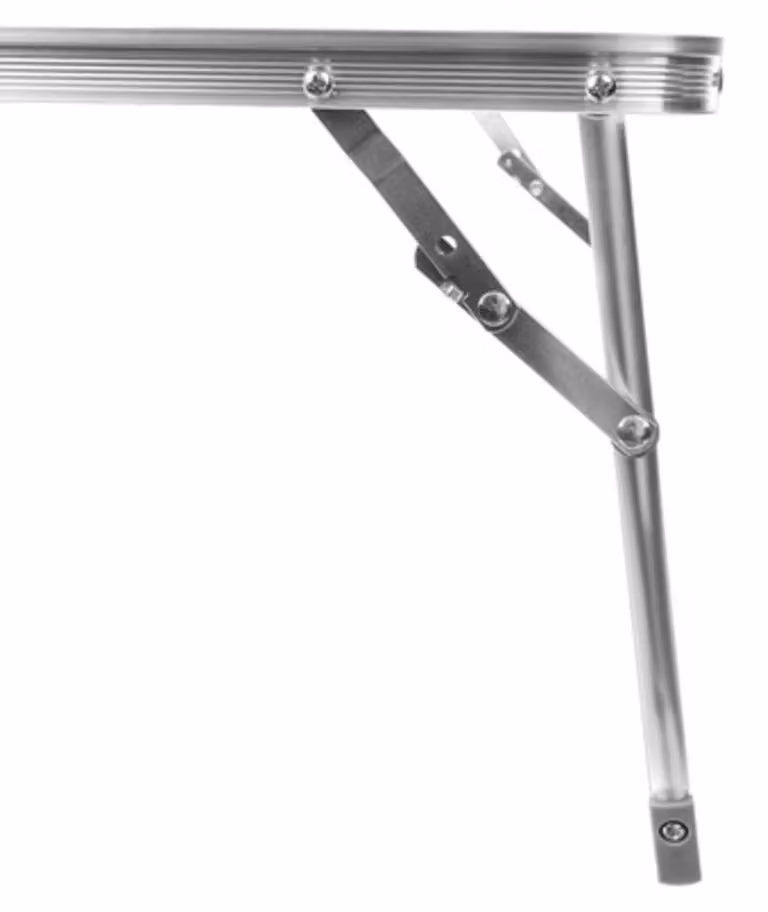 Tavolino da campeggio pieghevole a valigetta, dimensioni 60 x 40 cm, color beige